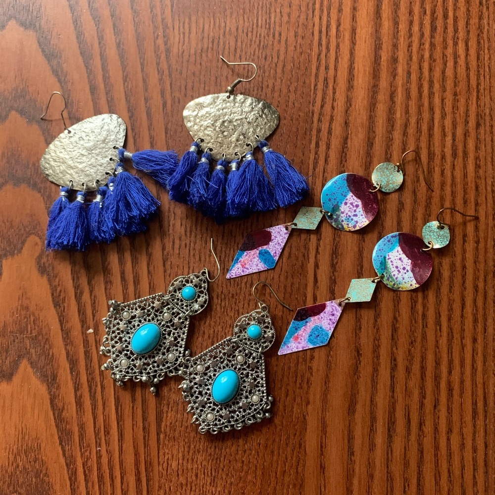Boho Earring Bundle (Includes 3 Pairs!) - image 1